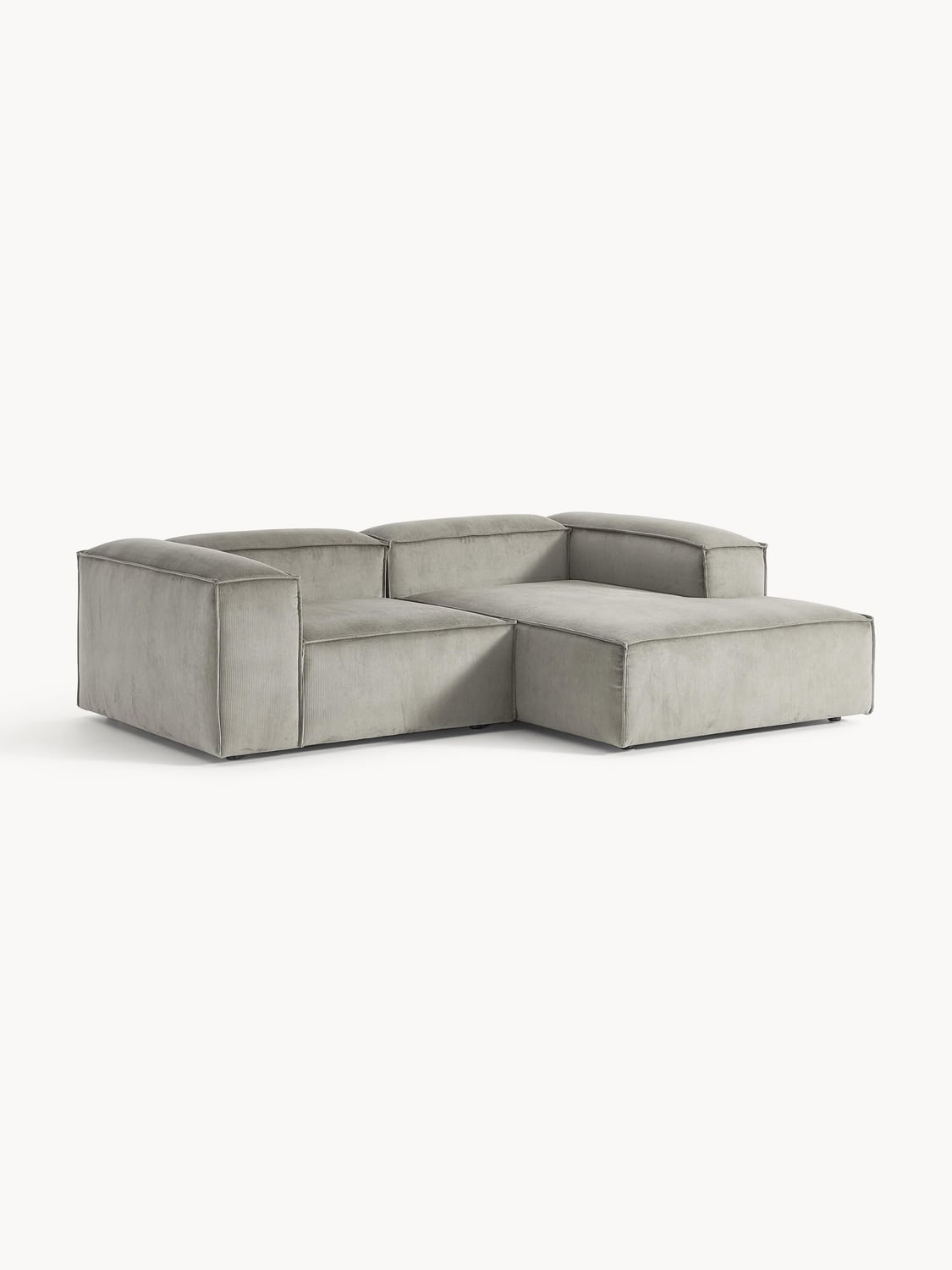 Lennon Modular Corner Sofa (2-seater) in Corduroy — Clay