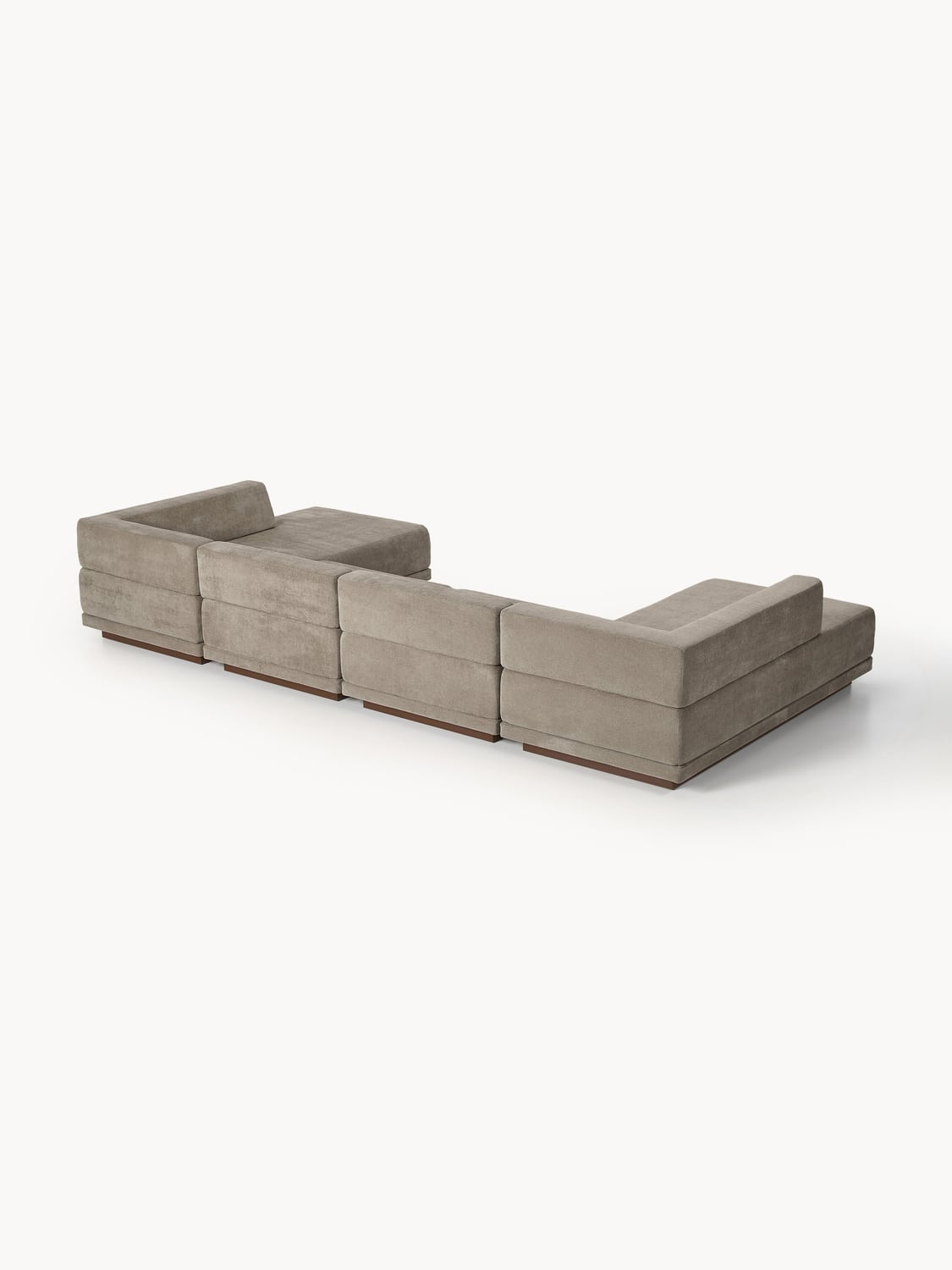 Colin Large Modular Sofa (4-seater) — Warm Grey