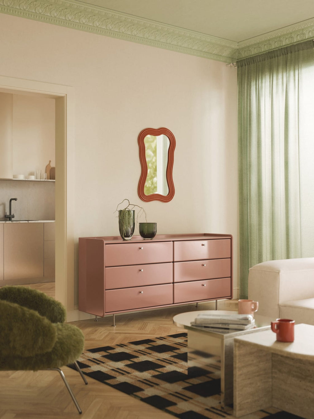 Coya Chest of Drawers — Olive