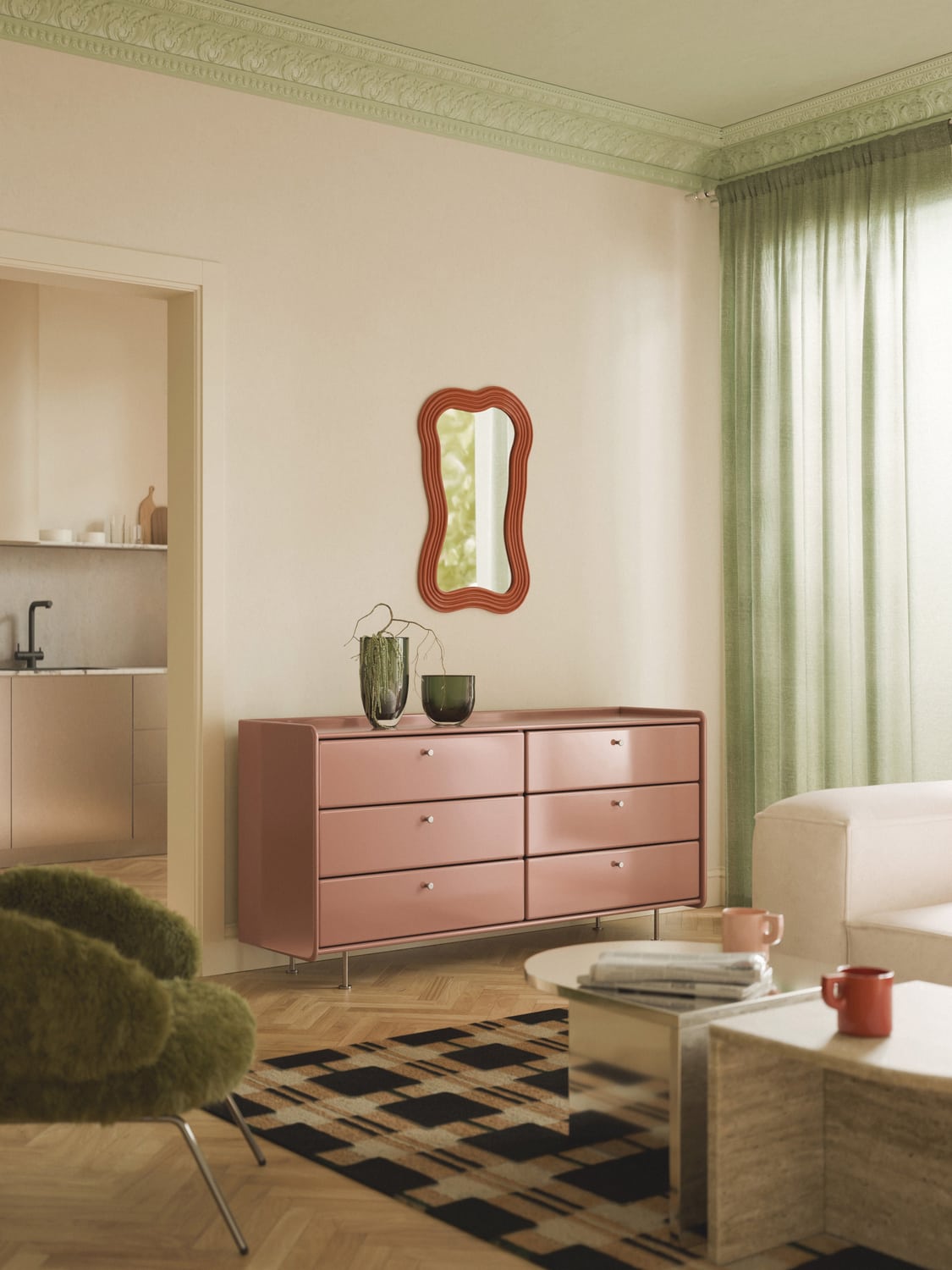 Coya Chest of Drawers — Olive