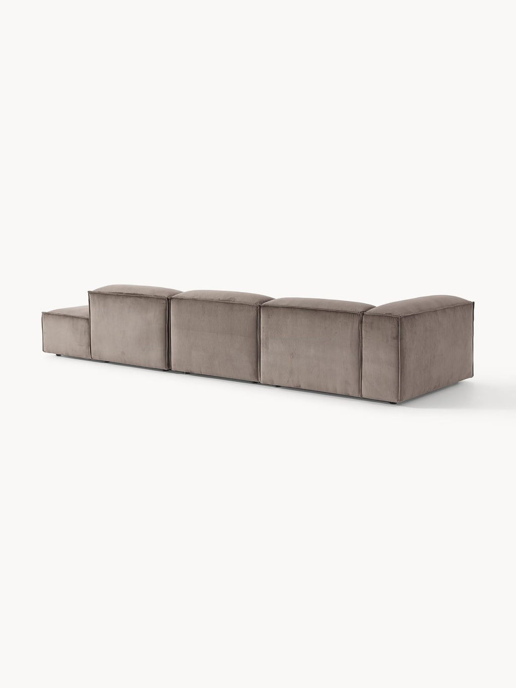 Lennon Modular XL Ottoman in Corduroy — Taupe