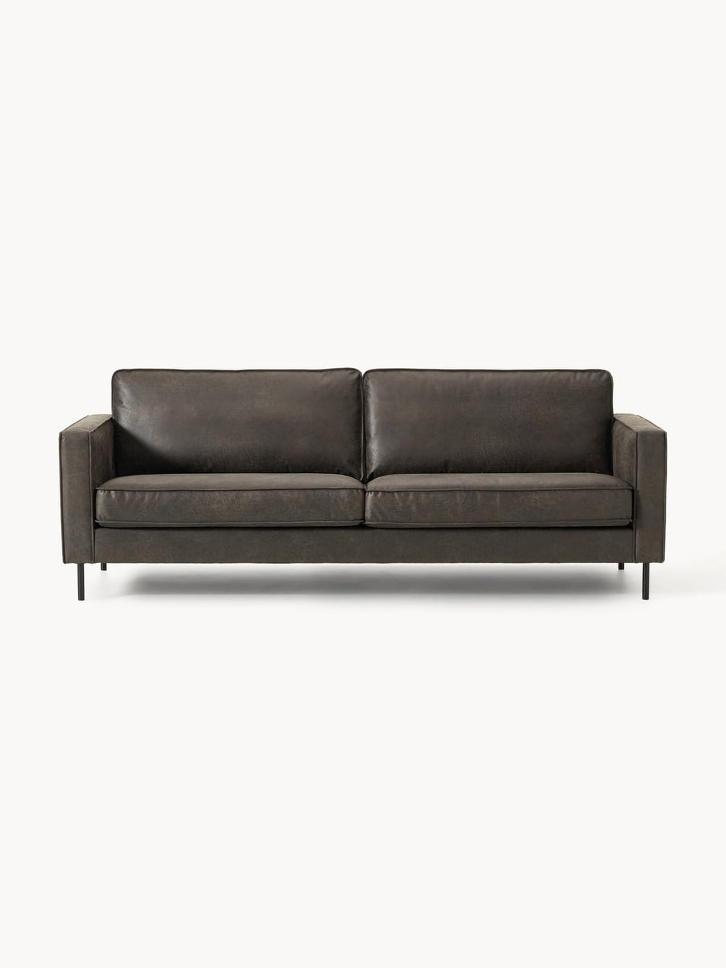 Hunter Leather-Sofa (3-seater) — Green