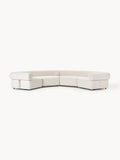 Anton Large Modular Bouclé Sofa — Light Grey