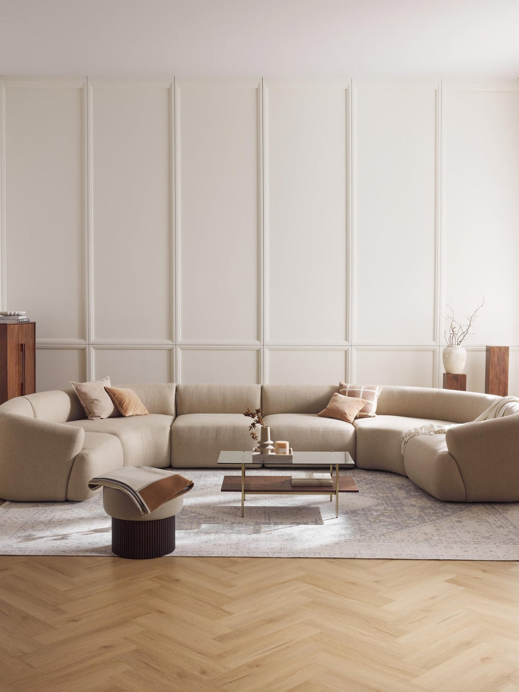 Sofia Modular XL Sofa — Blush