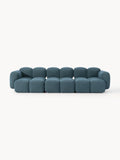 Tayla Modular Sofa (4-seater) in Bouclé — Dark Grey