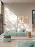 Wolke Modular Sofa (3-seater) — Light Grey