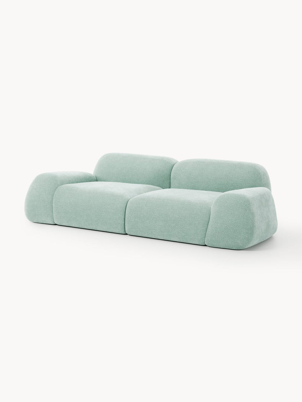 Wolke Modular Sofa (3-seater) — Light Grey