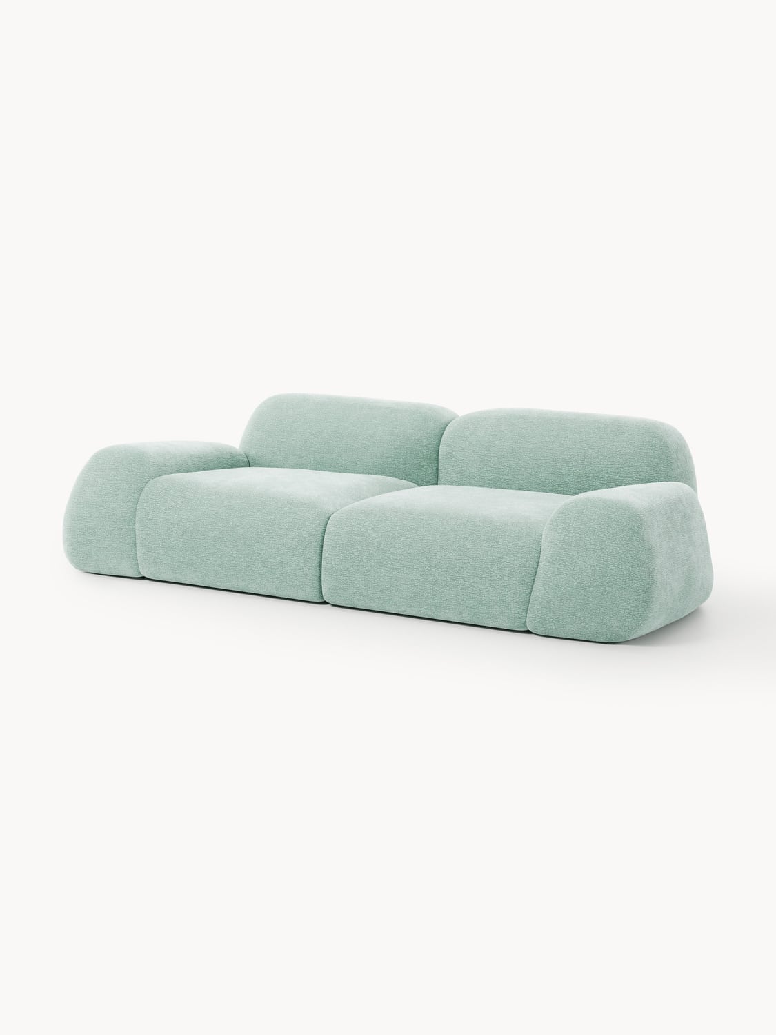 Wolke Modular Sofa (3-seater) — Light Grey