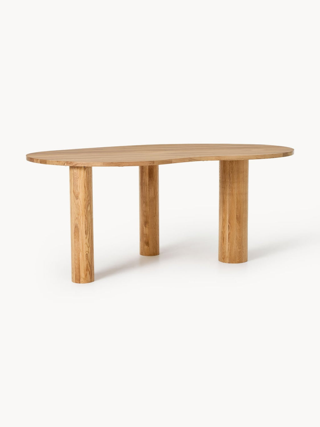 Naruto Dining Table in Oak in Organic Form, in various sizes — Sand