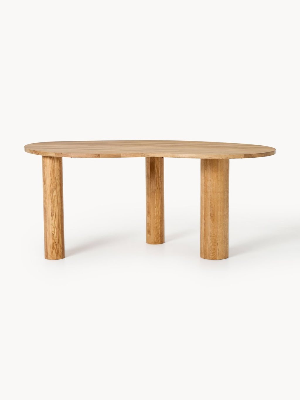 Naruto Dining Table in Oak in Organic Form, in various sizes — Sand