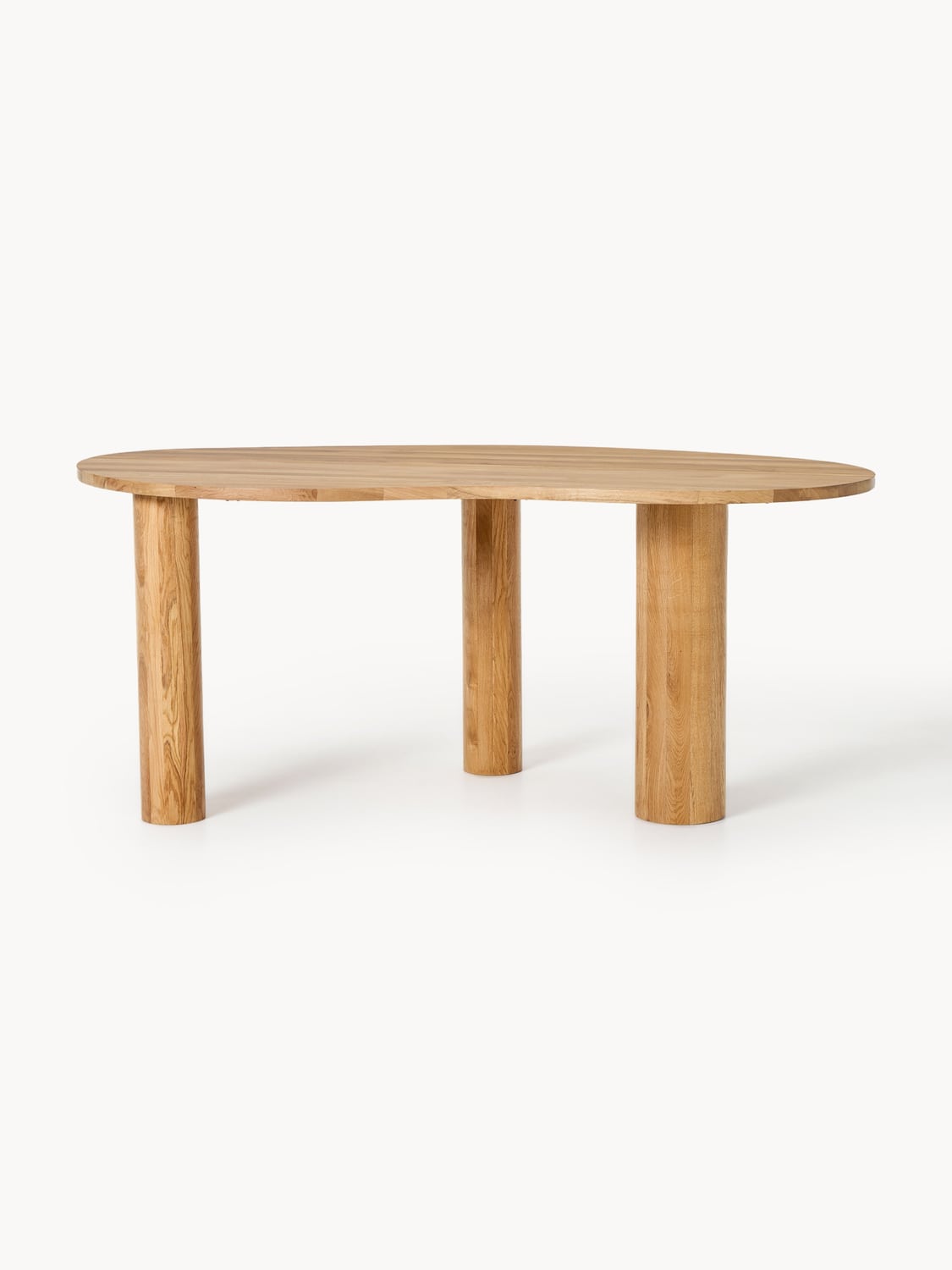 Naruto Dining Table in Oak in Organic Form, in various sizes — Sand