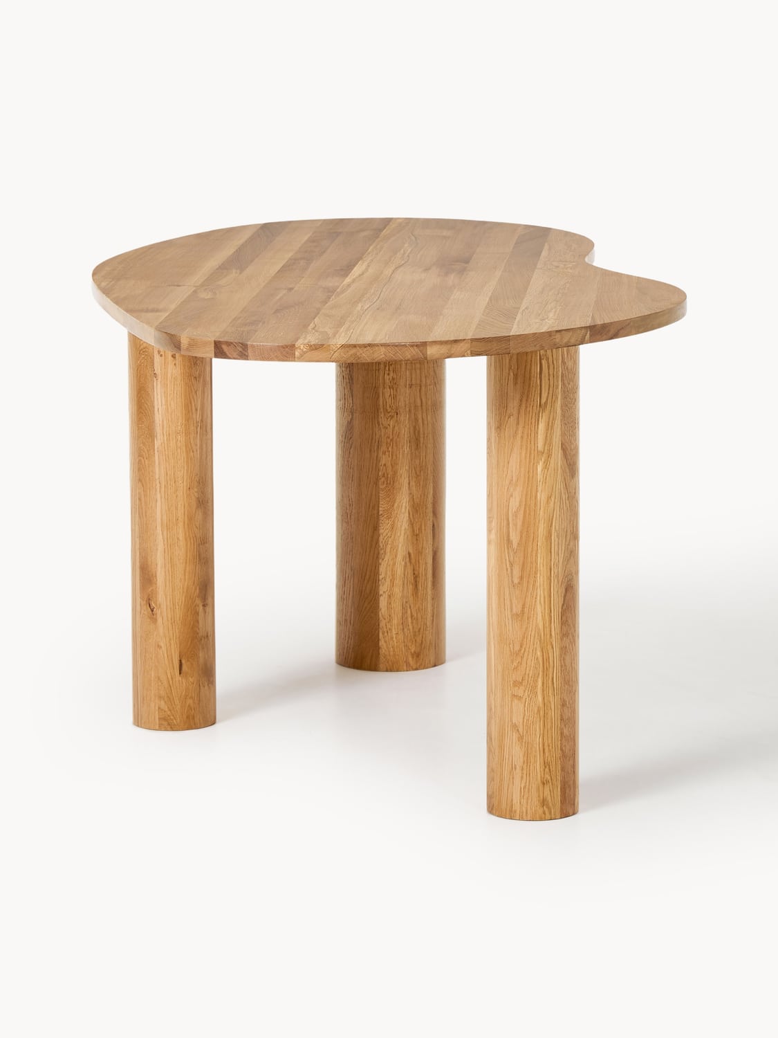 Naruto Dining Table in Oak in Organic Form, in various sizes — Sand