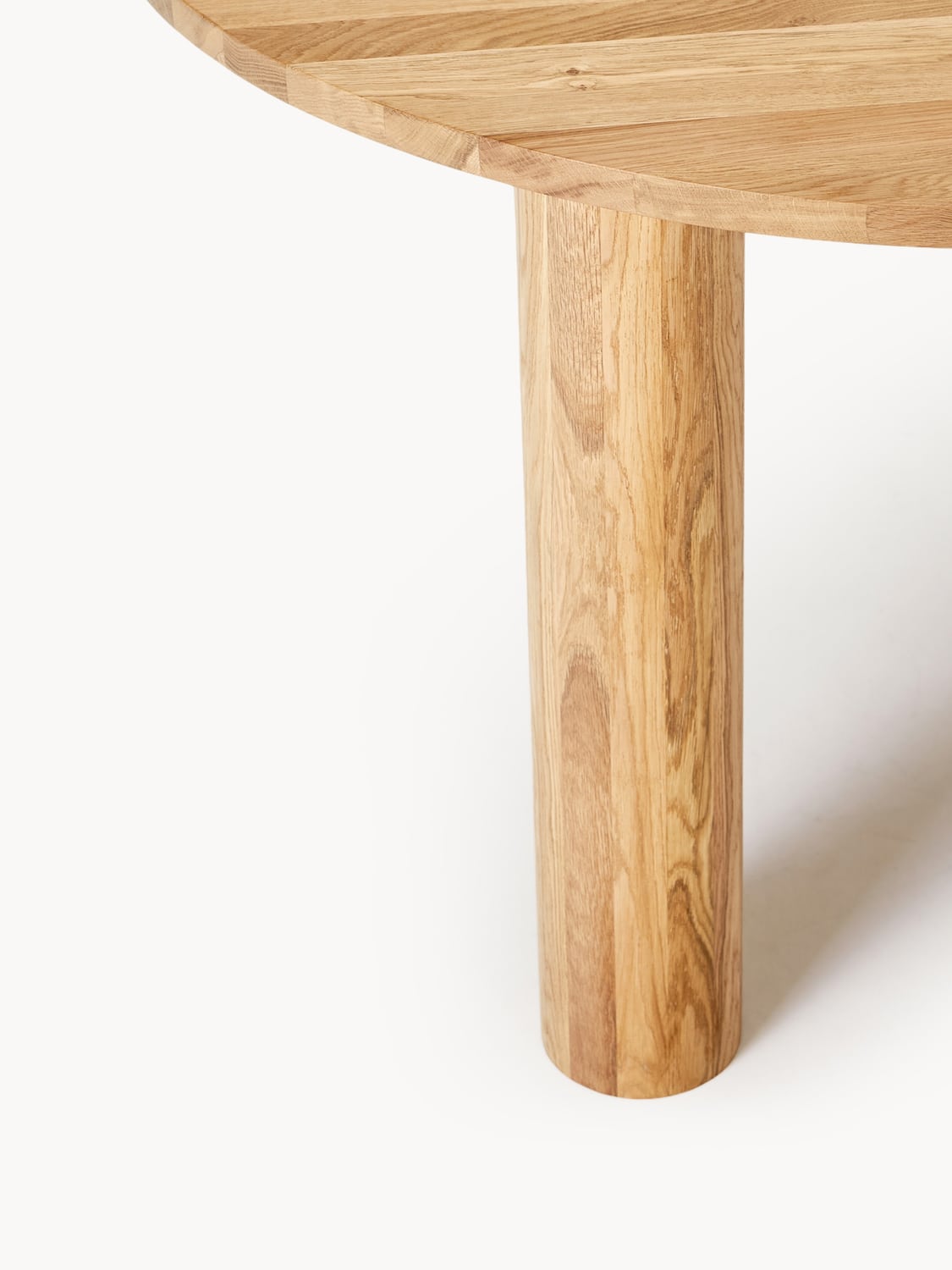 Naruto Dining Table in Oak in Organic Form, in various sizes — Sand