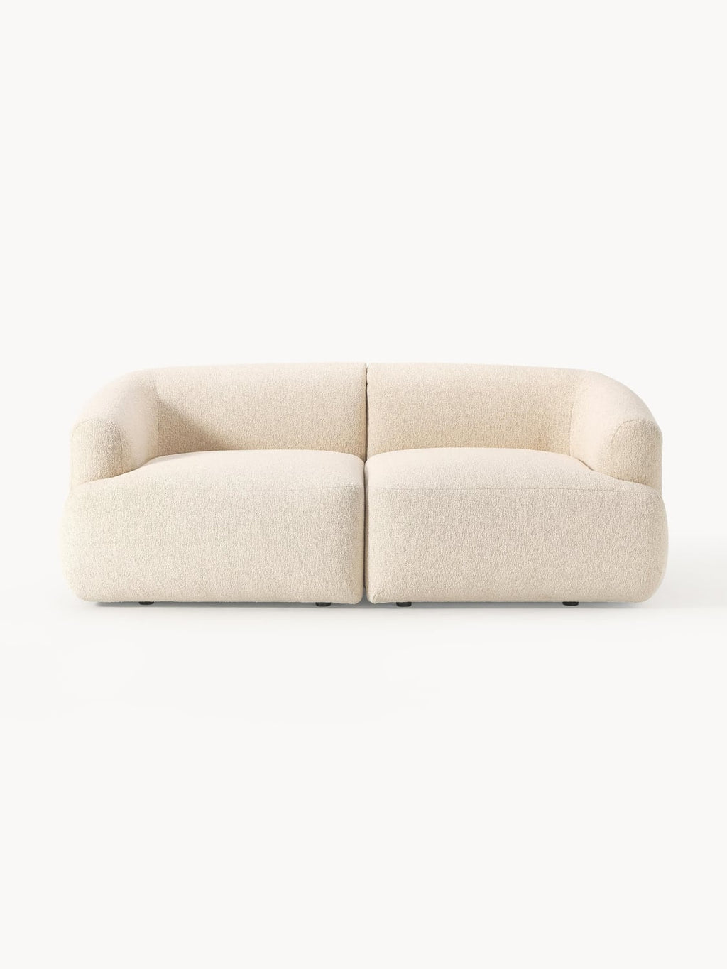 Sofia Modular Bouclé Sofa (2-seater) — Blush