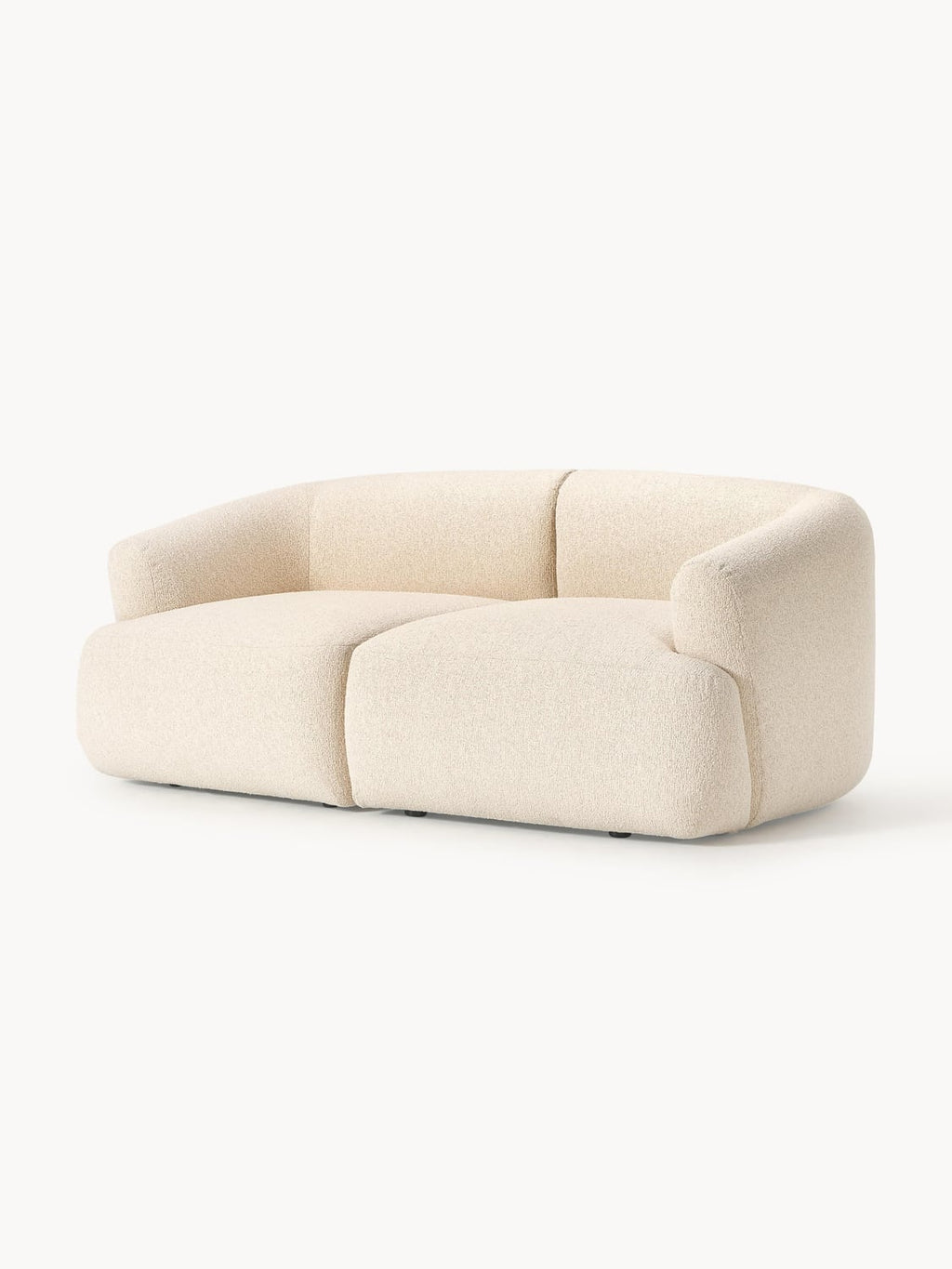 Sofia Modular Bouclé Sofa (2-seater) — Blush