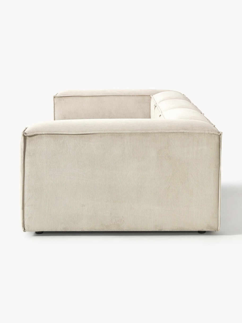 Lennon Modular Sofa (4-seater) in Corduroy — Light Grey