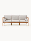 Bo Garden Lounge Sofa (3-seater) in Acacia — Sand Beige