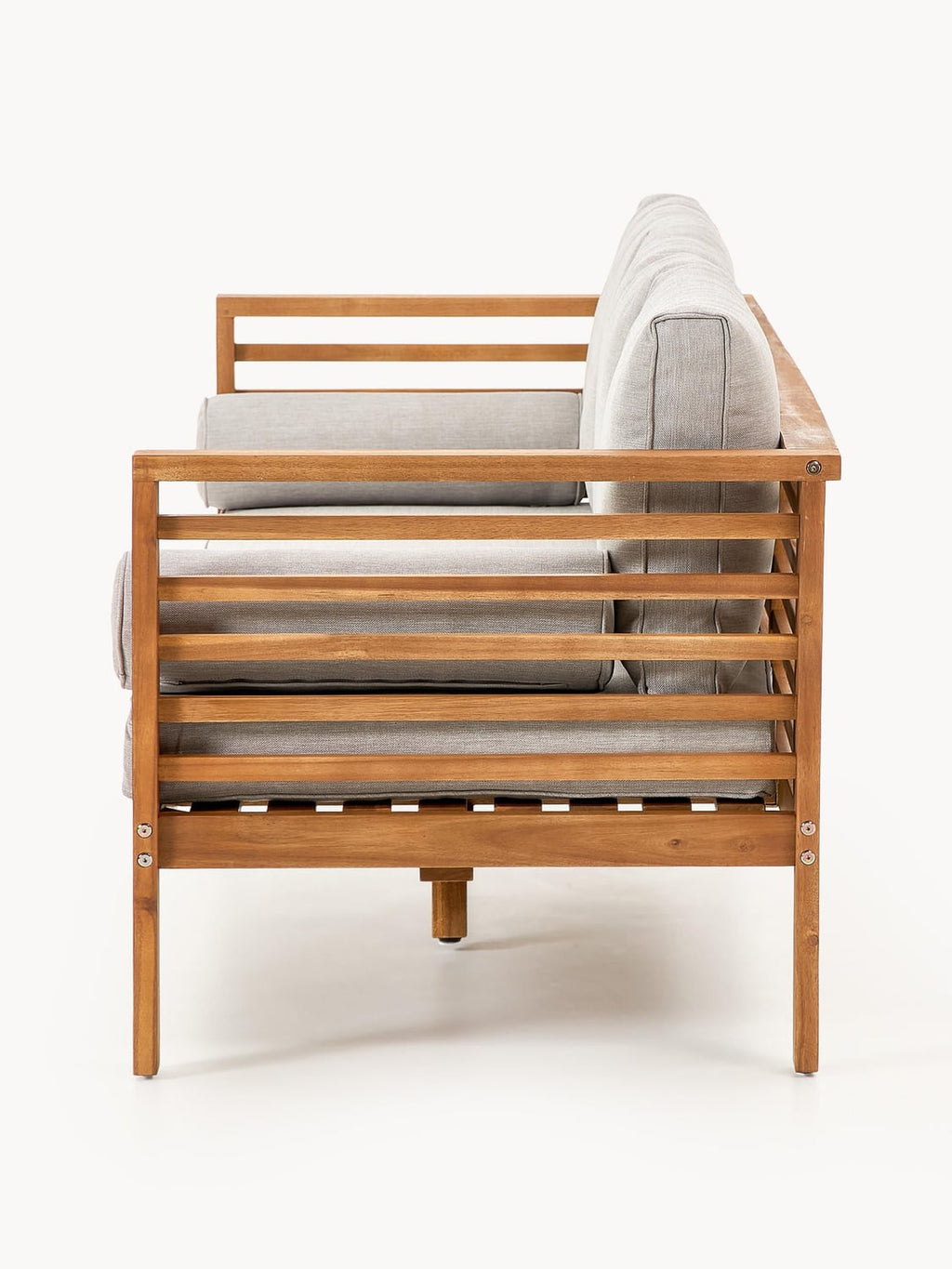 Bo Garden Lounge Sofa (3-seater) in Acacia — Sand Beige