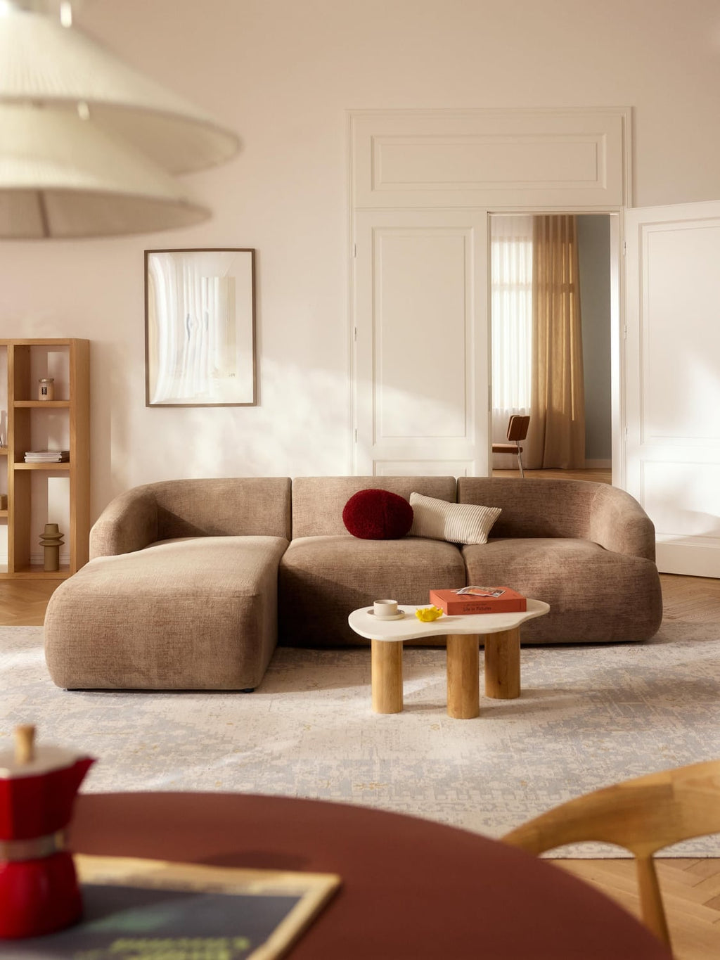 Sofia Modular Corner Sofa (3-seater) — Taupe