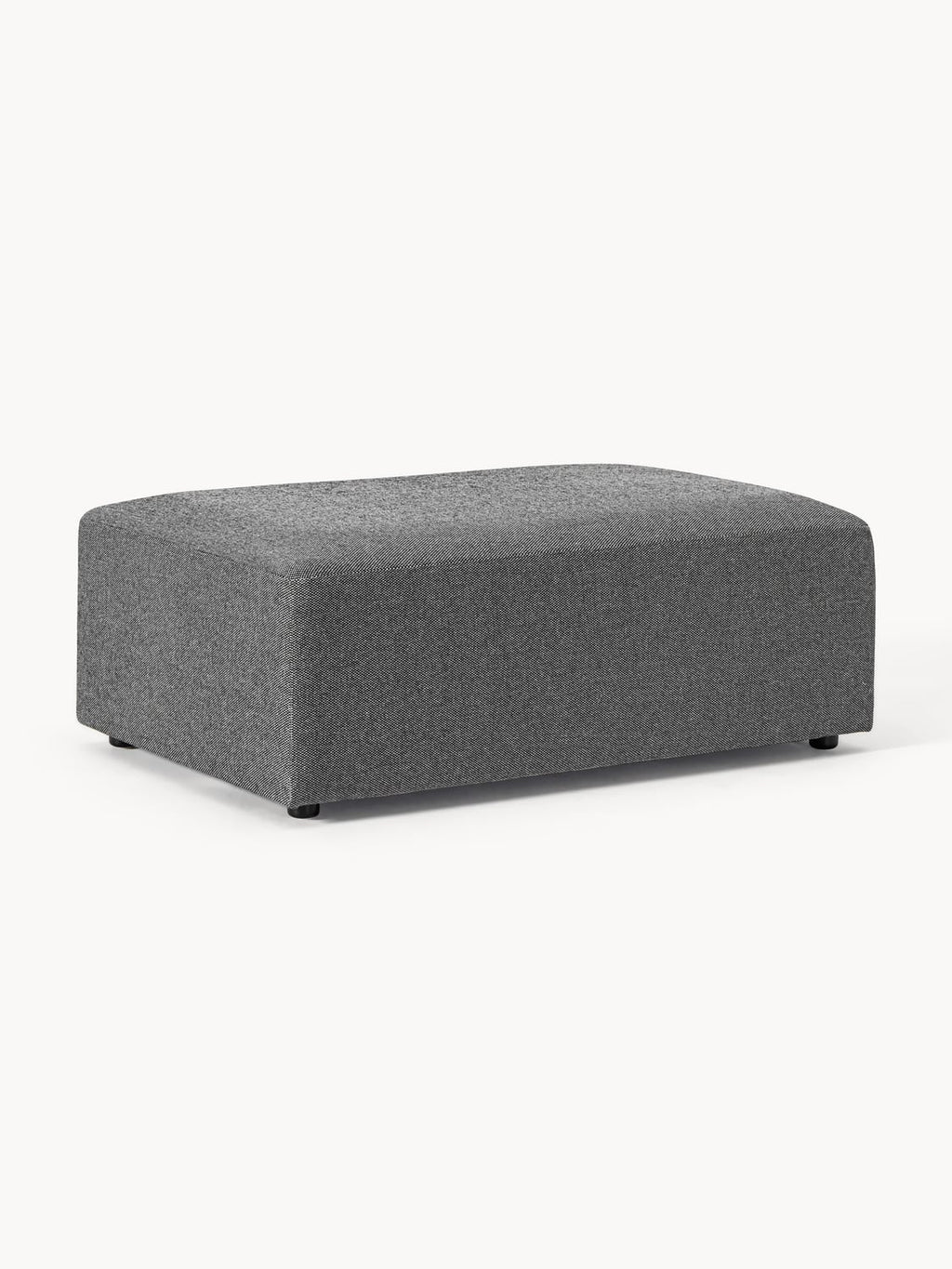 Melva XL Sofa Ottoman, B 116 x T 72 cm — Slate Grey
