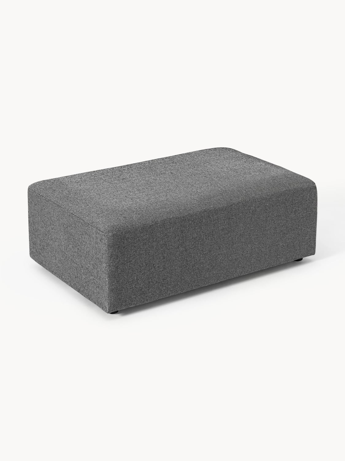 Melva XL Sofa Ottoman, B 116 x T 72 cm — Slate Grey