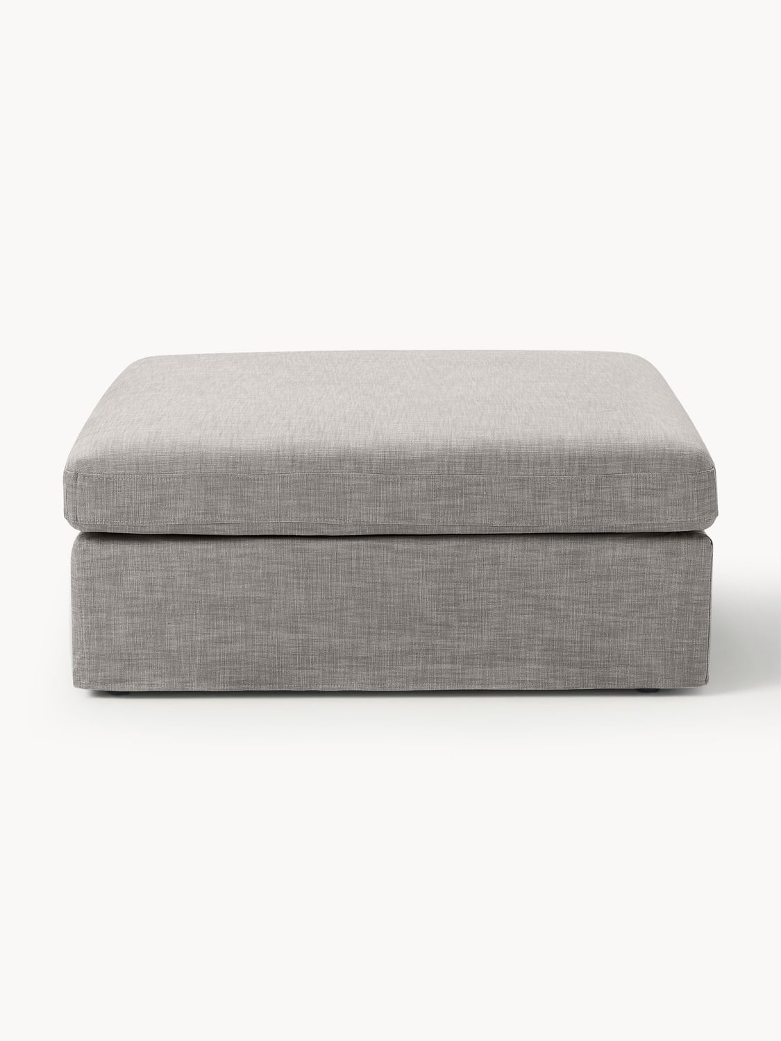 Russell Sofa Ottoman with removable covers — Grey