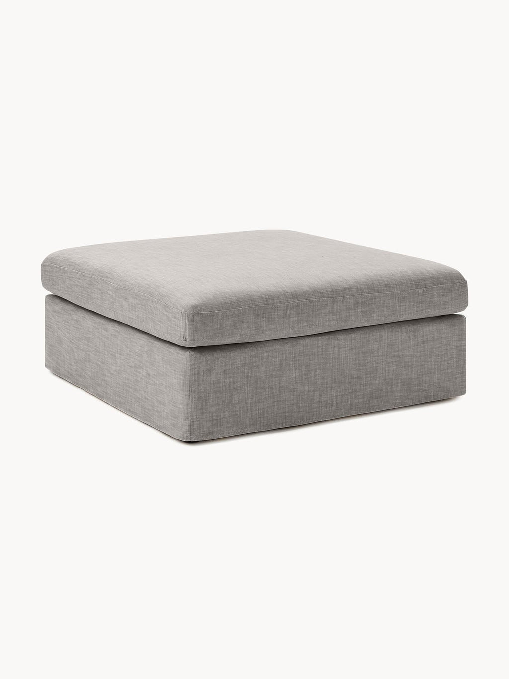 Russell Sofa Ottoman with removable covers — Grey