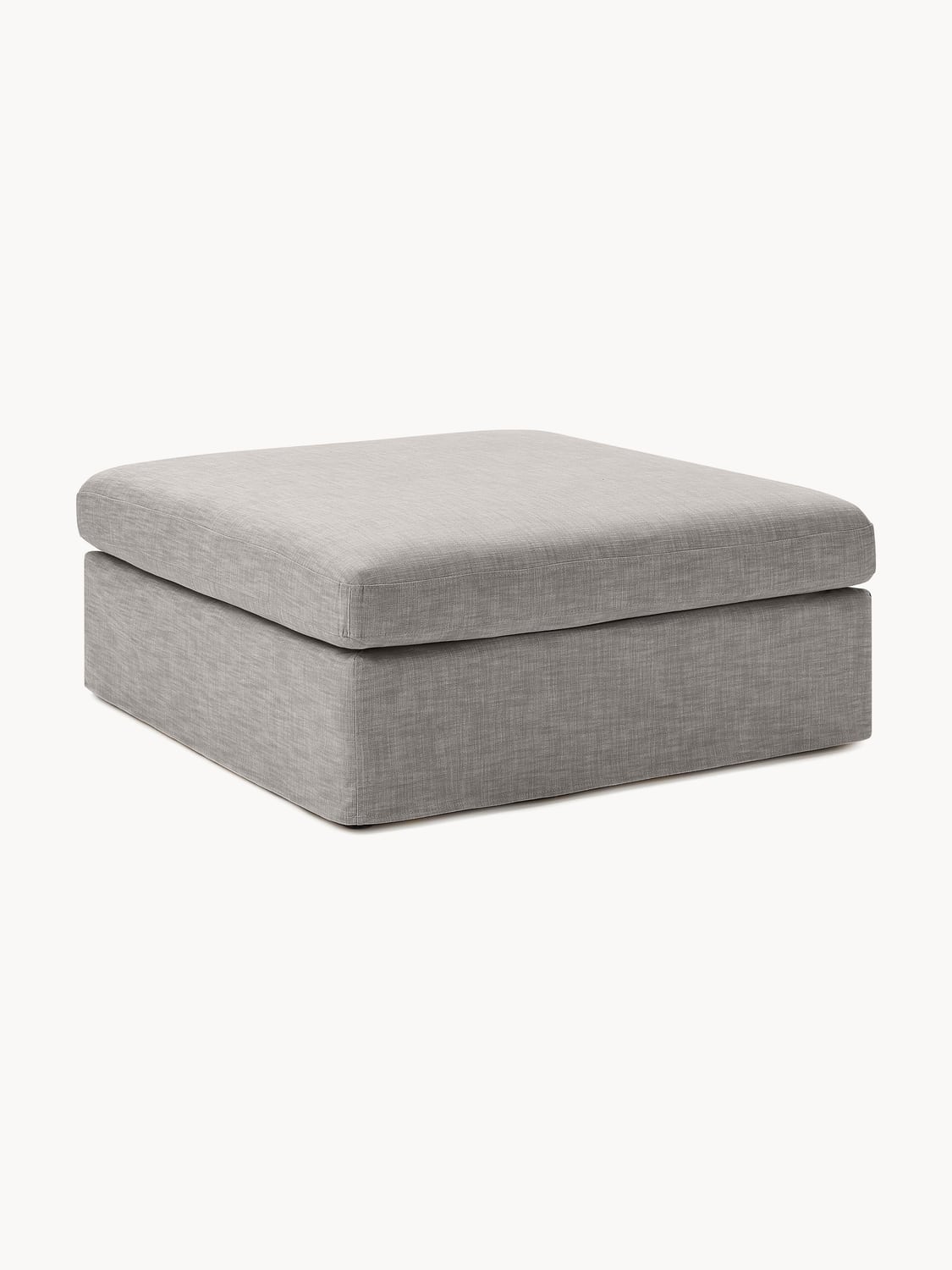 Russell Sofa Ottoman with removable covers — Grey