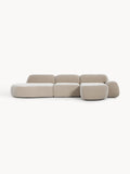 Wolke Modular Corner Sofa (4-seater) with Chaise Longue — Oatmeal