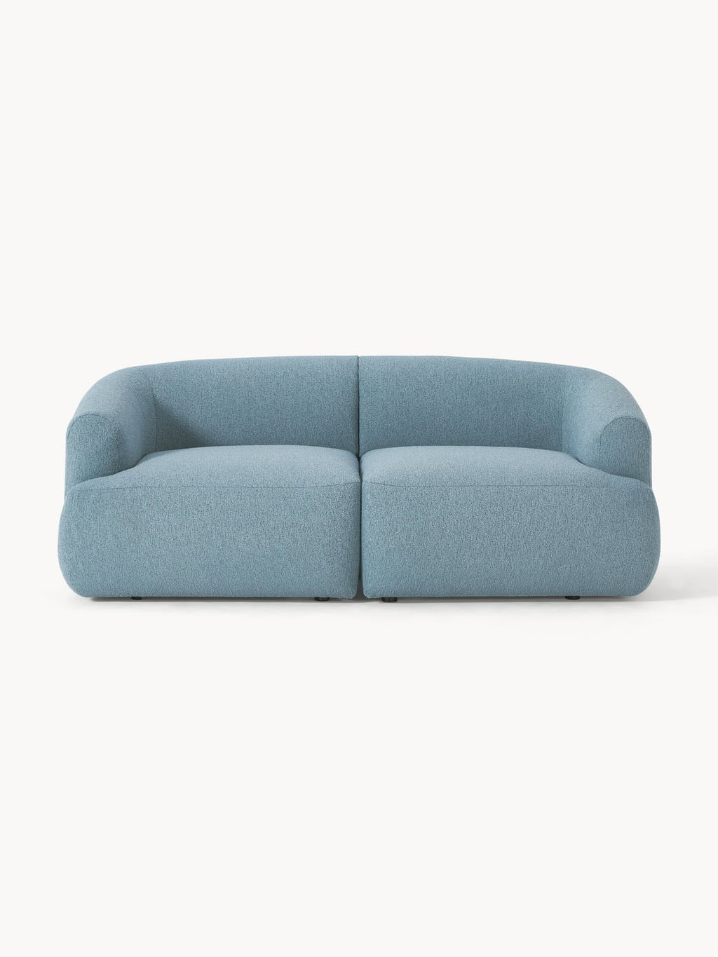 Sofia Modular Bouclé Sofa (2-seater) — Grey