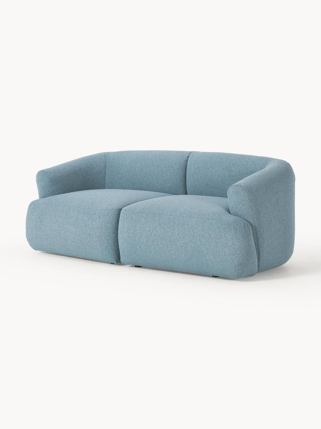 Sofia Modular Bouclé Sofa (2-seater) — Grey