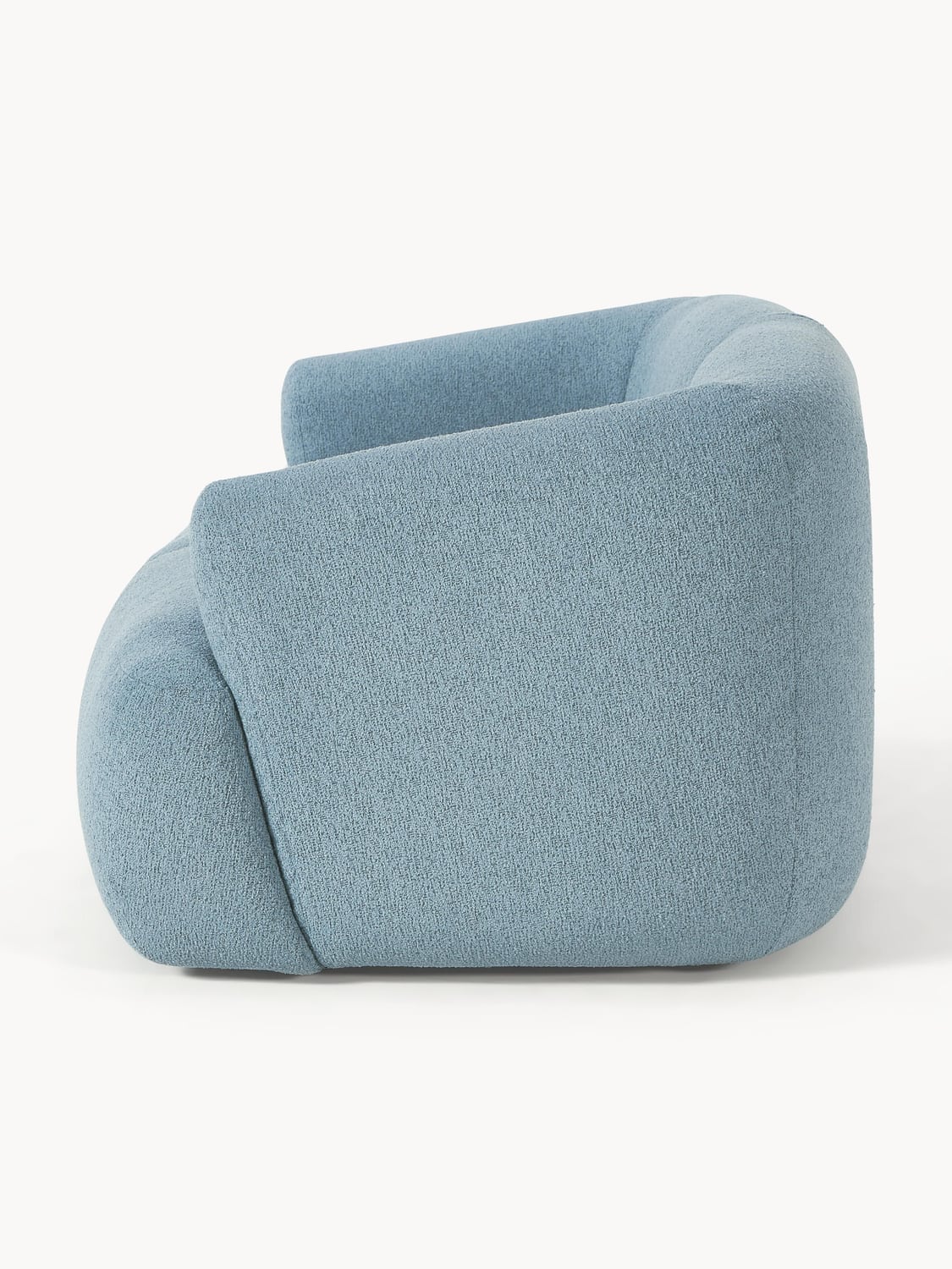 Sofia Modular Bouclé Sofa (2-seater) — Grey