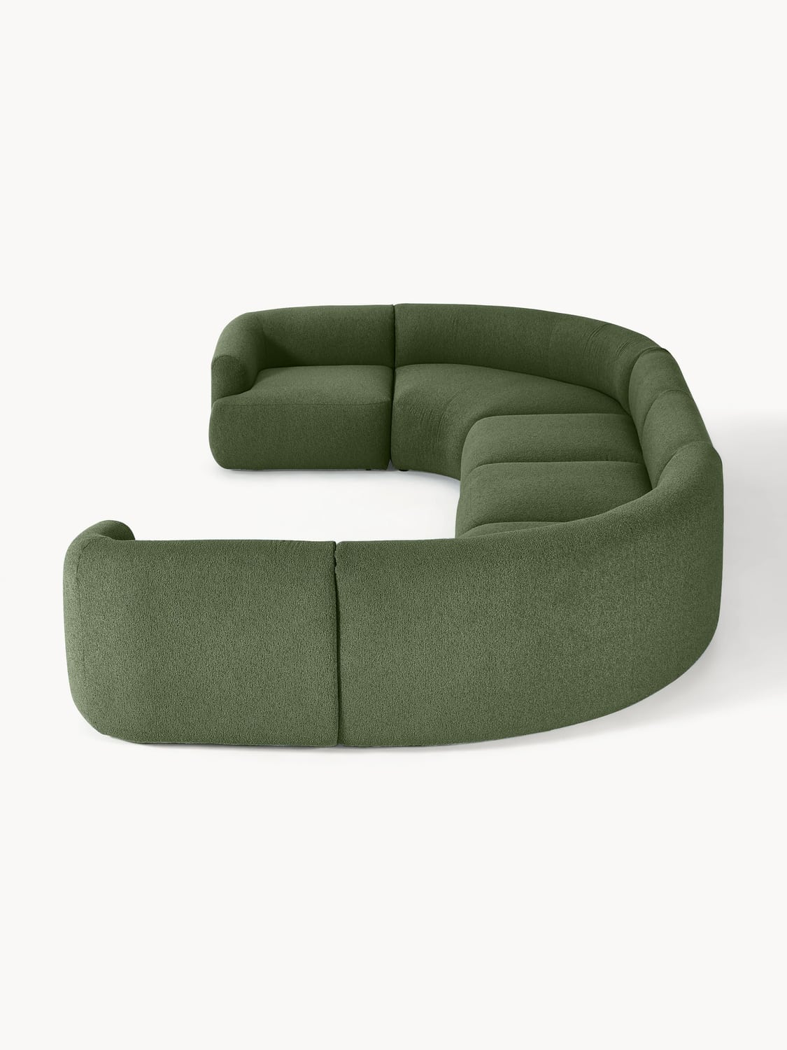 Sofia Modular Bouclé XL Sofa — Green