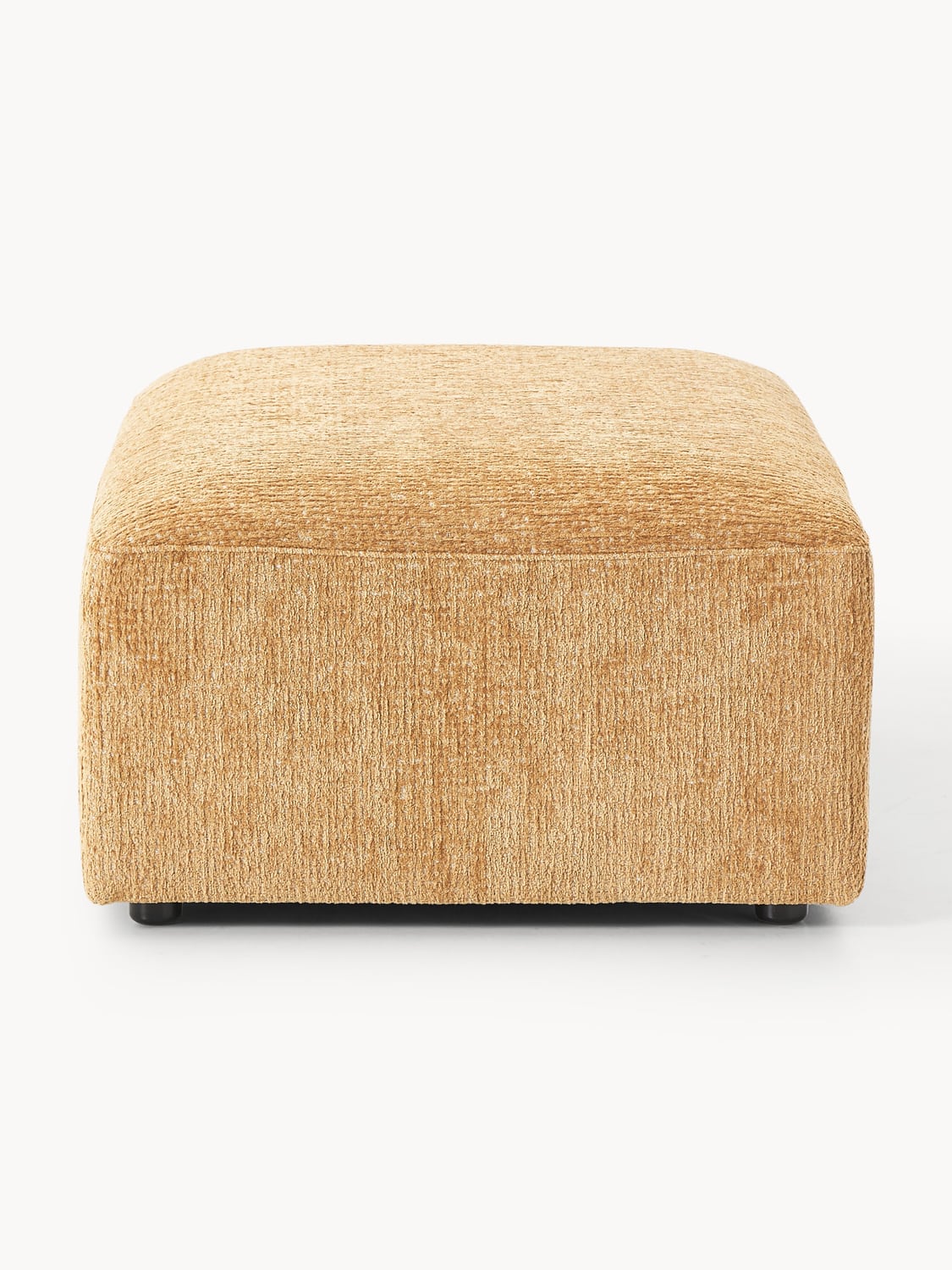 Melva Sofa Ottoman, B 99 x T 72 cm — Yellow