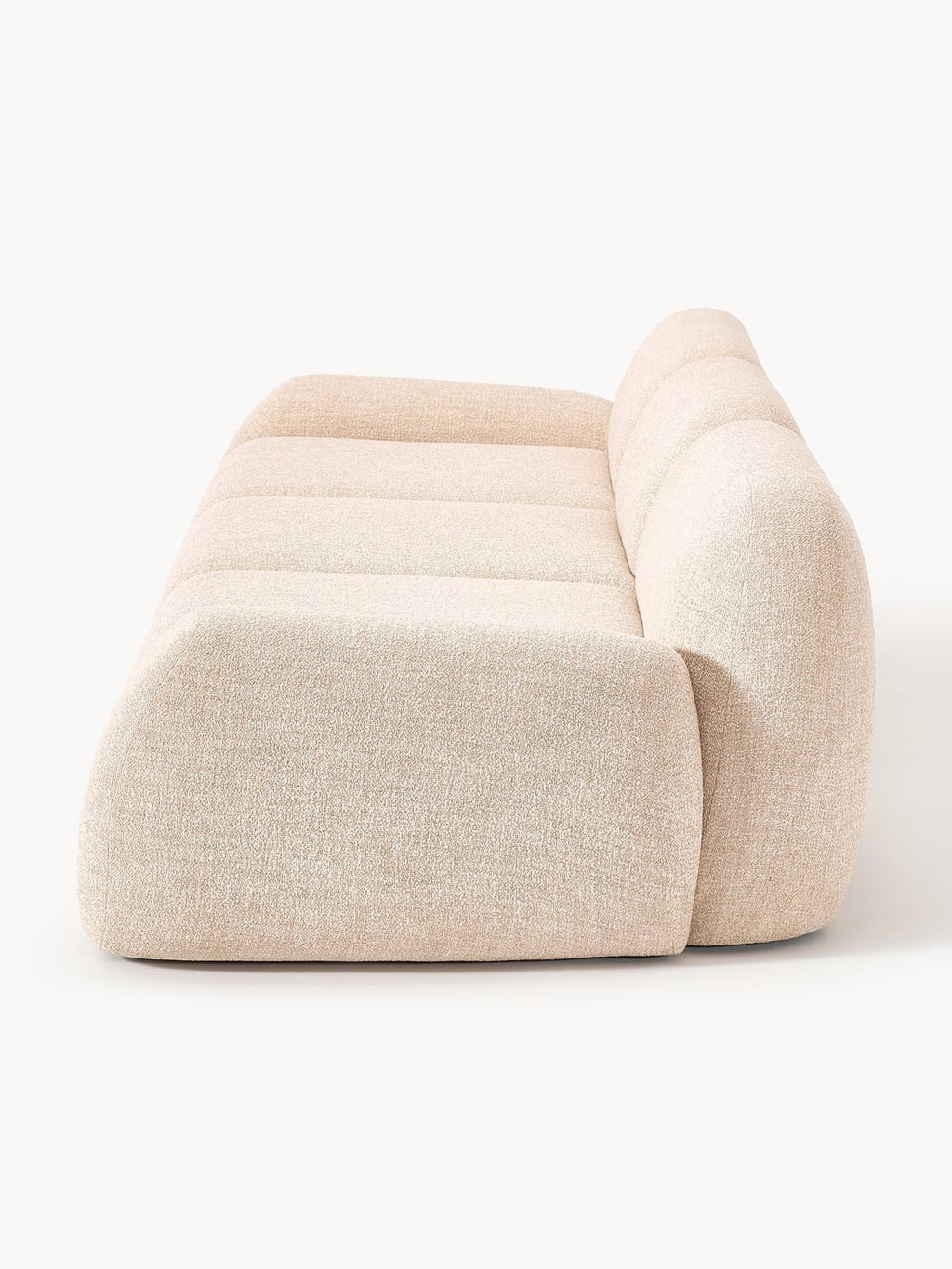 Wolke Modular Bouclé Sofa (4-seater) — Blush