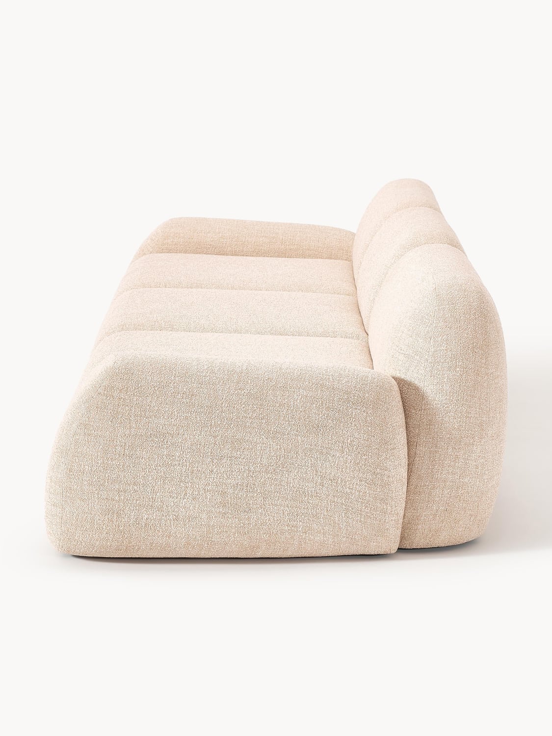 Wolke Modular Bouclé Sofa (4-seater) — Blush