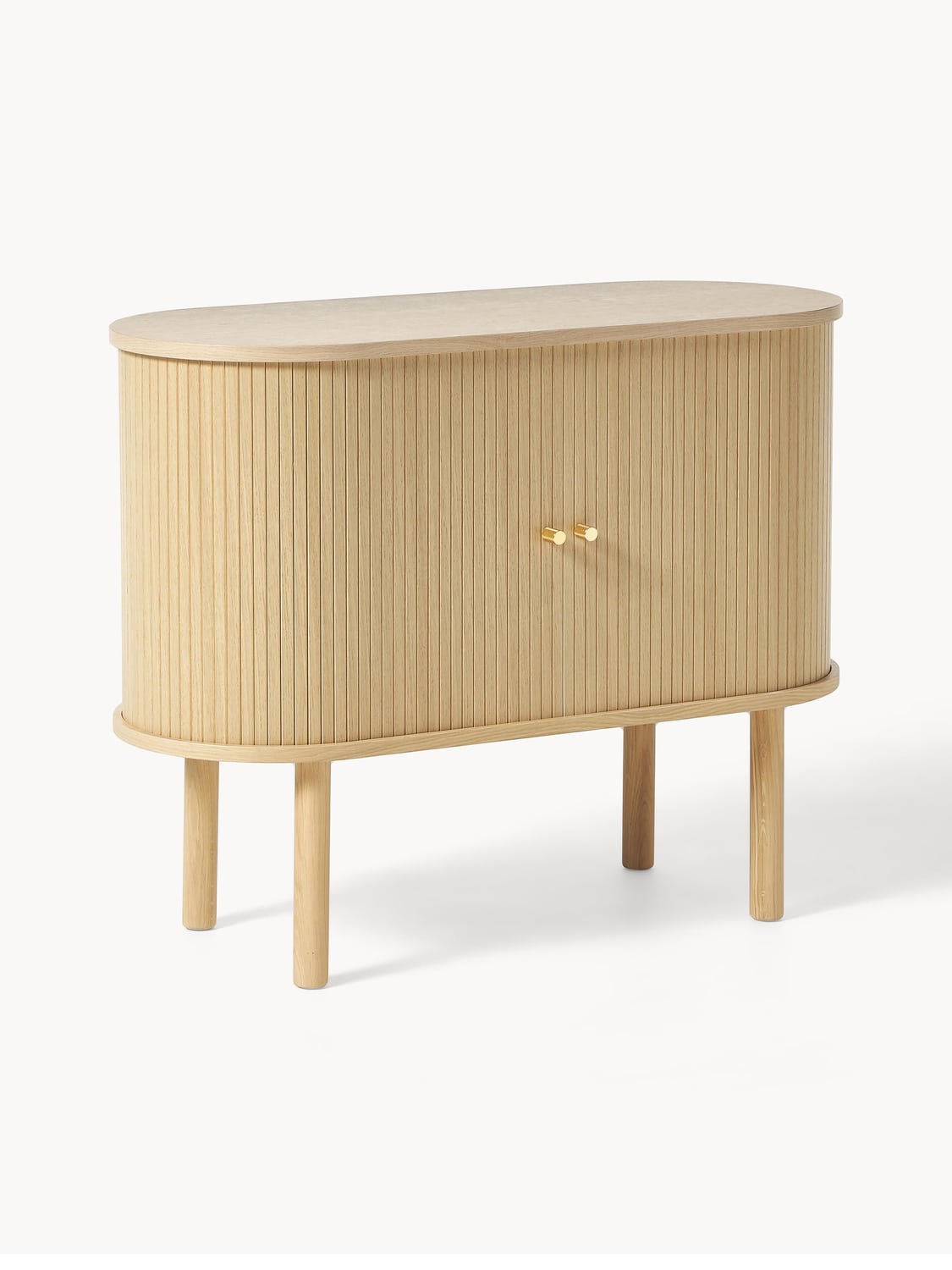 Calary Small Sideboard with Fluted Front — Sand