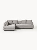 Tribeca Bouclé Corner Sofa — Grey