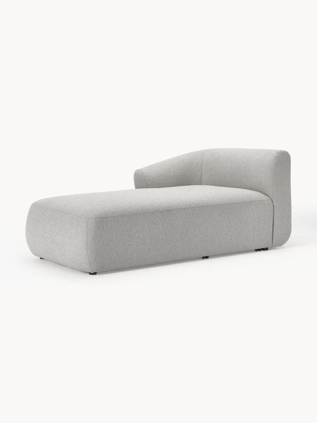 Sofia Bouclé-Chaise-Corner Module — Lilac