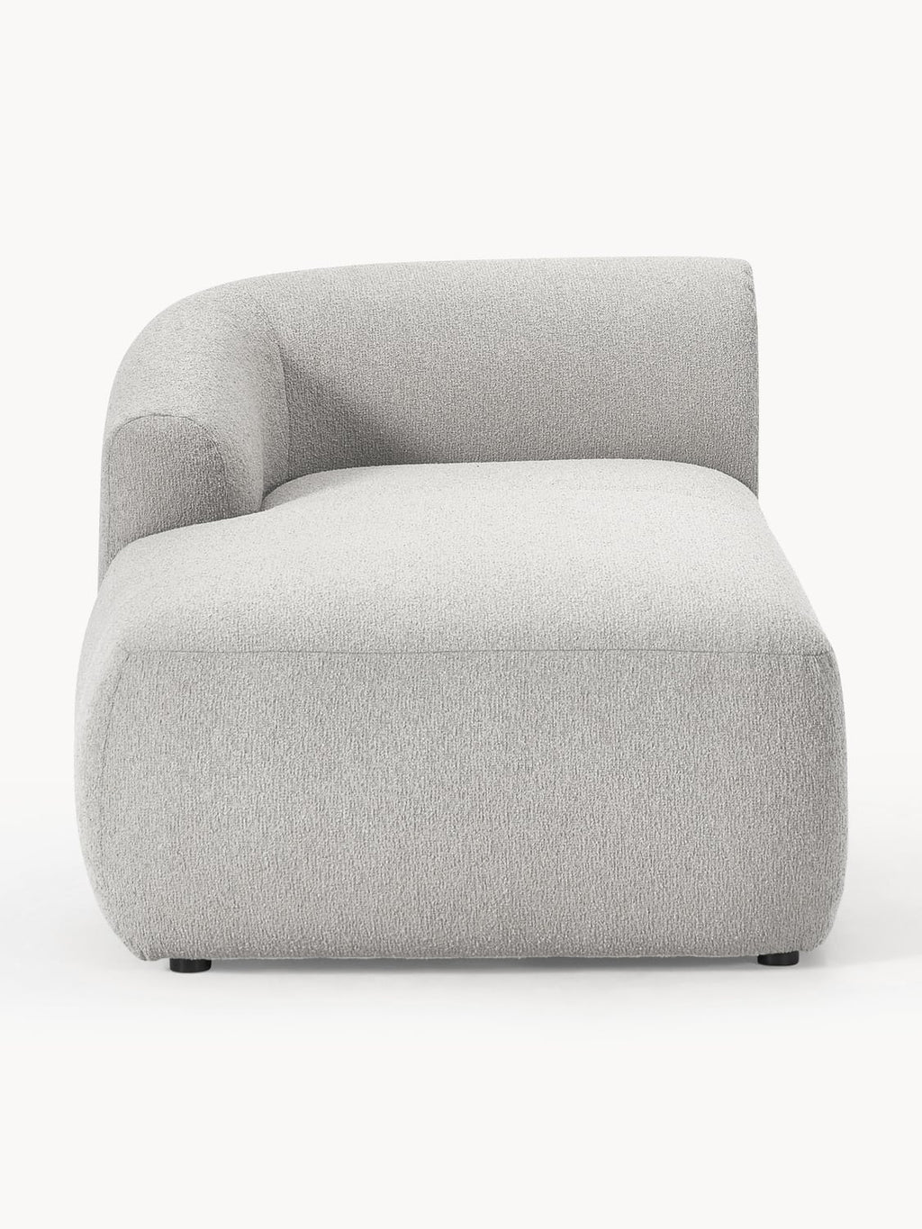 Sofia Bouclé-Chaise-Corner Module — Lilac