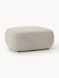 Sofia Bouclé Ottoman — Oatmeal