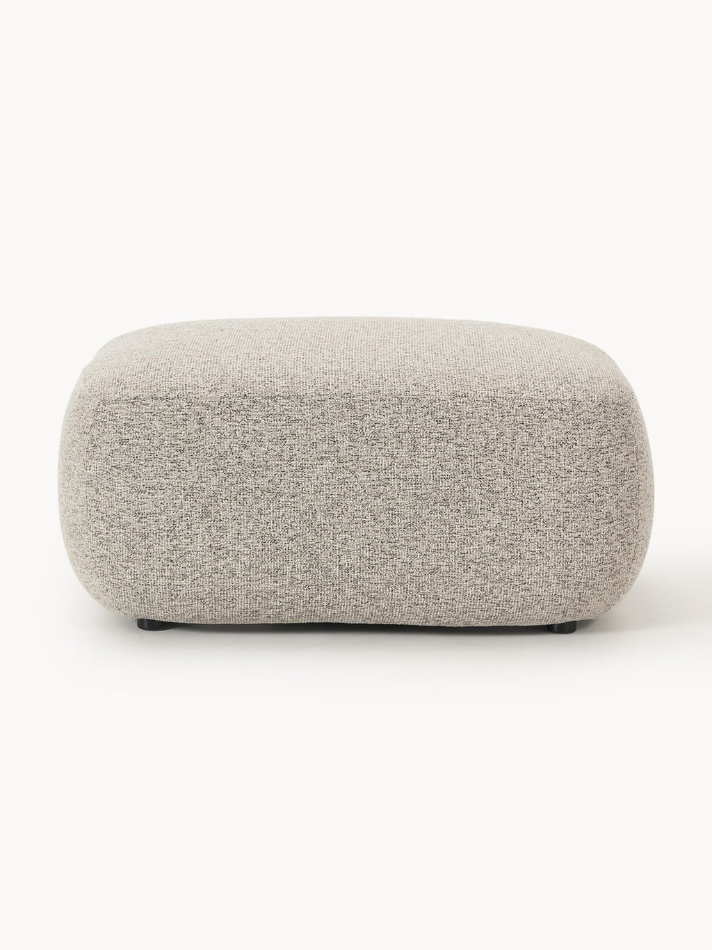 Sofia Bouclé Ottoman — Oatmeal
