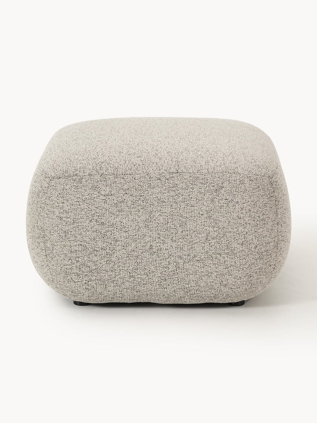 Sofia Bouclé Ottoman — Oatmeal