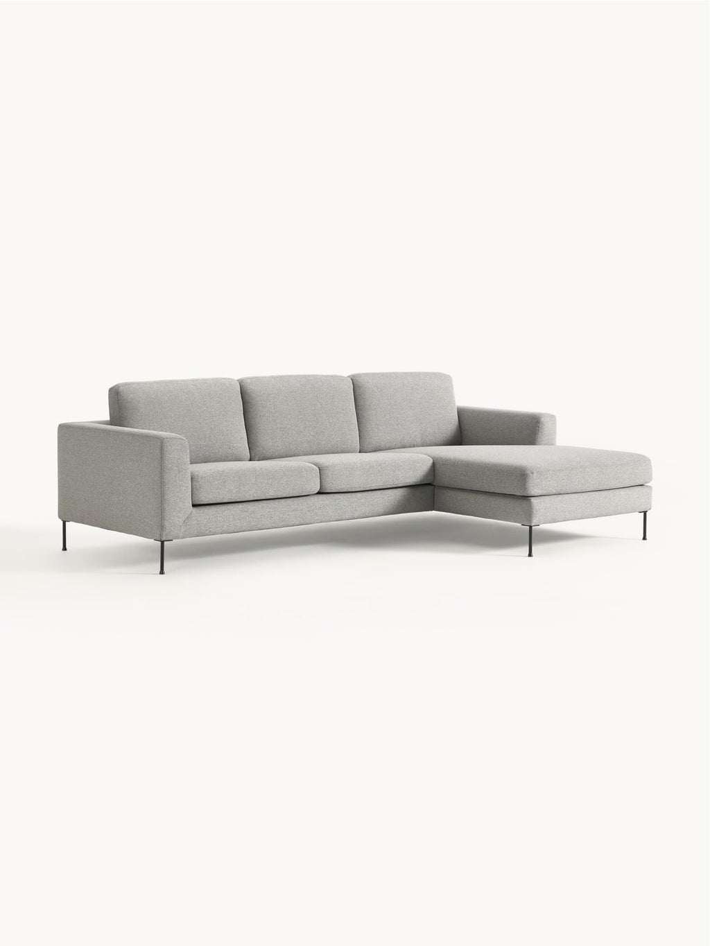 Cucita Corner Sofa (3-seater) — Grey