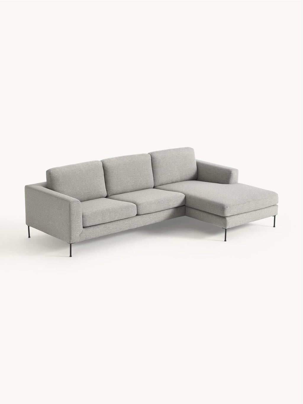 Cucita Corner Sofa (3-seater) — Grey