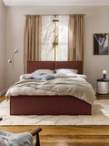Dream Bouclé Upholstered Bed — Slate Grey