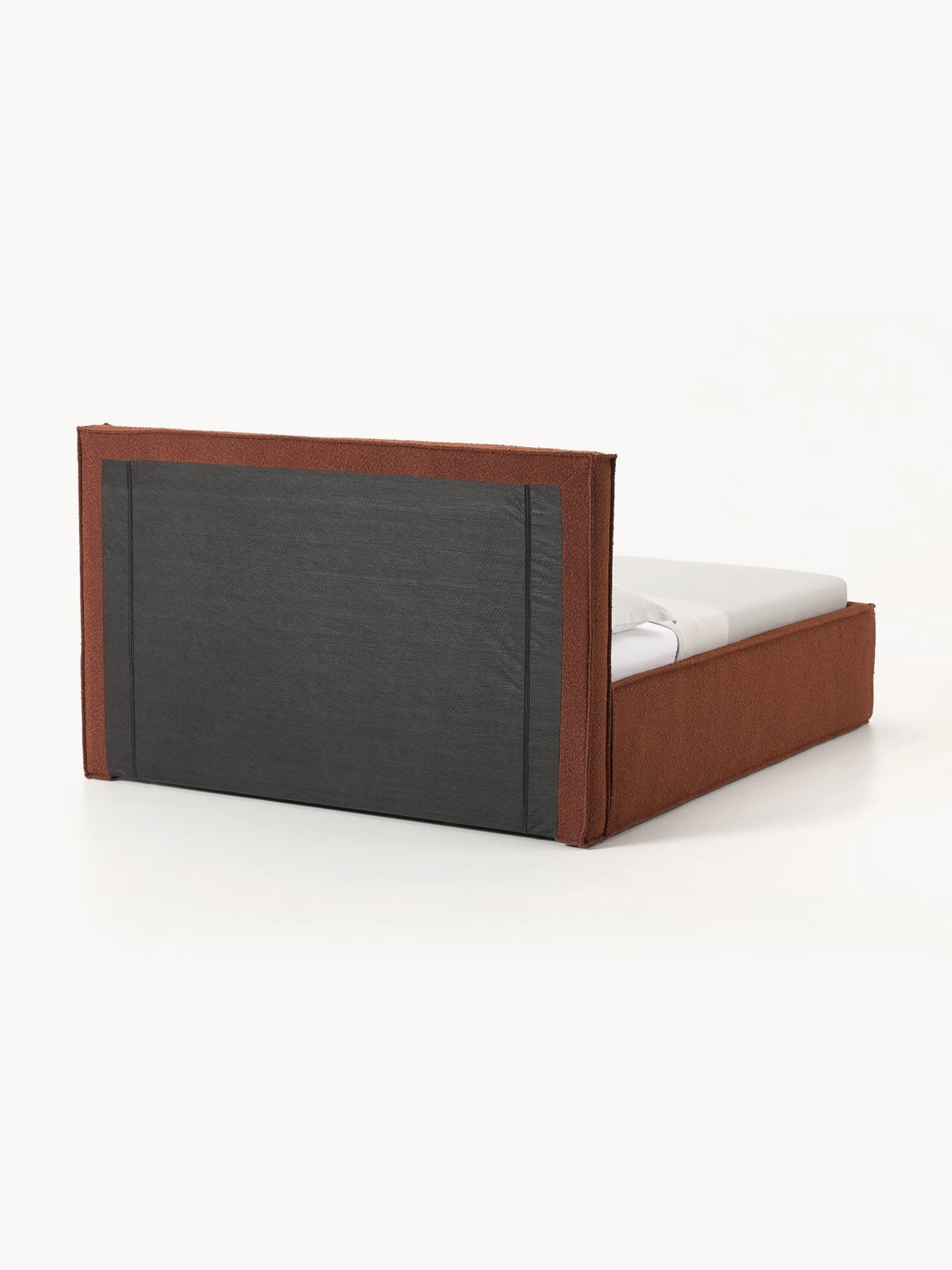 Dream Bouclé Upholstered Bed — Slate Grey