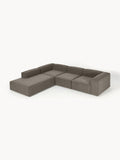 Lennon Modular XL Corner Sofa (4-seater) in Bouclé — Dark Grey