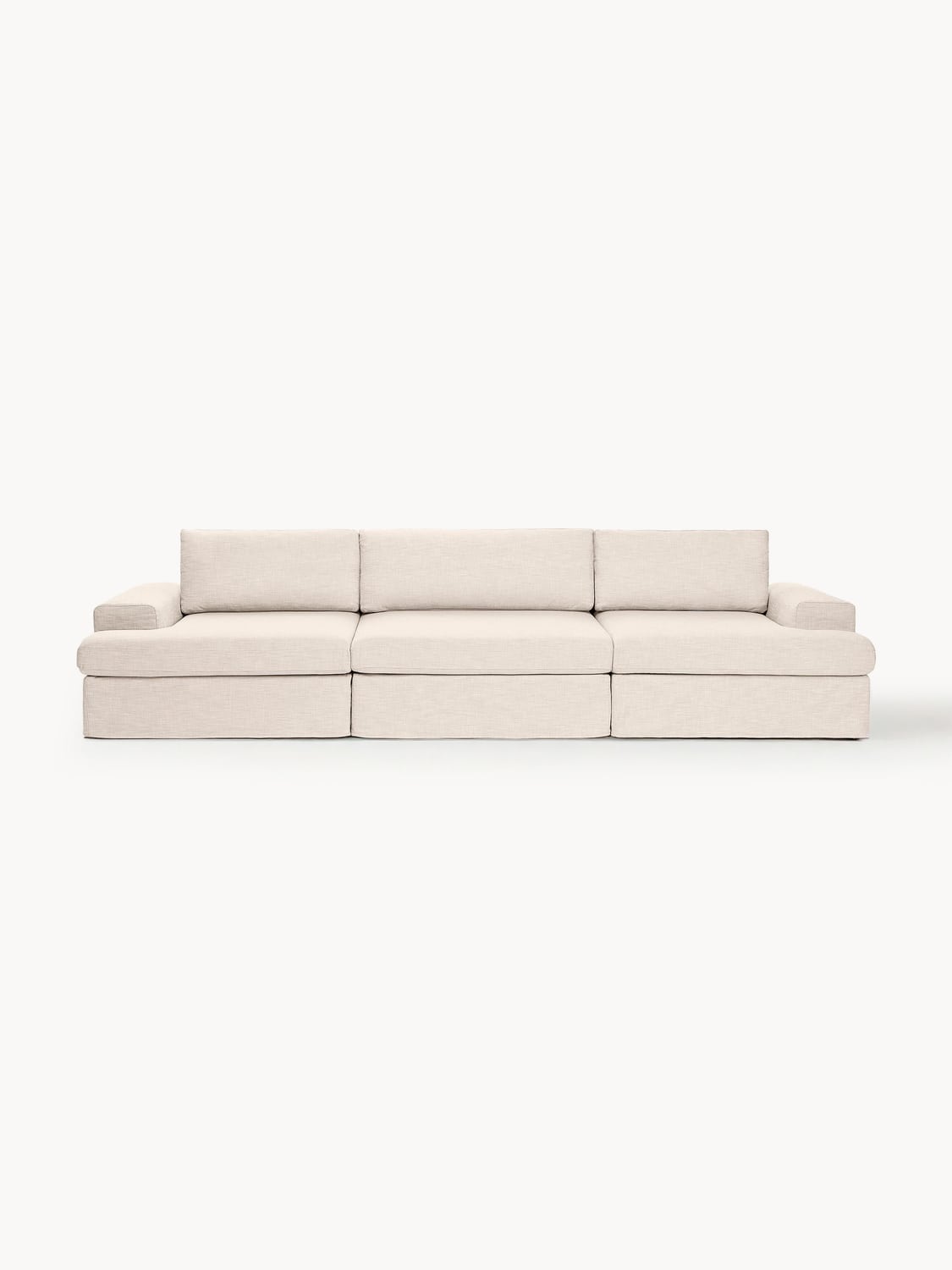 Russell Modular Sofa (4-seater) with removable covers — Off-White
