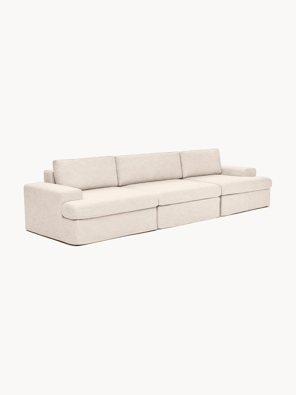 Russell Modular Sofa (4-seater) with removable covers — Off-White